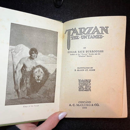 Tarzan the Untamed - Edgar Rice Burroughs - First Edition - 1920