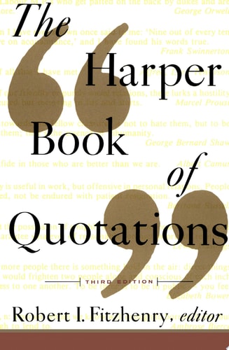The Harper Book of Quotations 3rd Edition