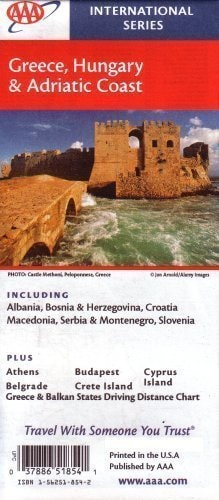 AAA Greece, Hungary & Adriatic Coast: Albania, Bosnia, Herzegovina, Croatia, Macedonia, Serbia, Mont by AAA (2007-05-04)
