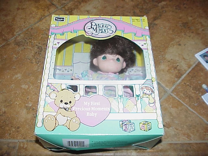 Vintage My First Precious Moments Baby Vinyl Doll