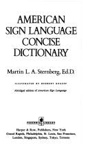 American Sign Language Concise Dictionary