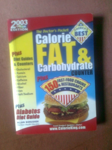 Doctor's Pocket Calorie, Fat & Carbohydrate Counter, 2003
