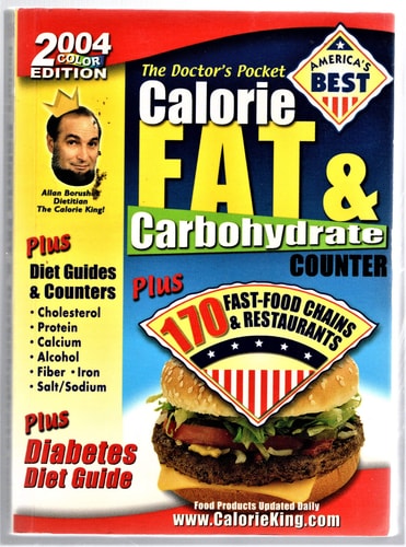 The Doctor's Pocket Calorie, Fat & Carbohydrate Counter