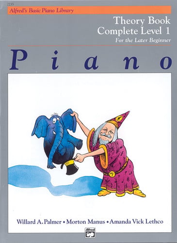 Alfred's Basic Piano Library Theory Complete, Bk 1: For the Later Beginner (Alfred's Basic Piano Library, Bk 1)