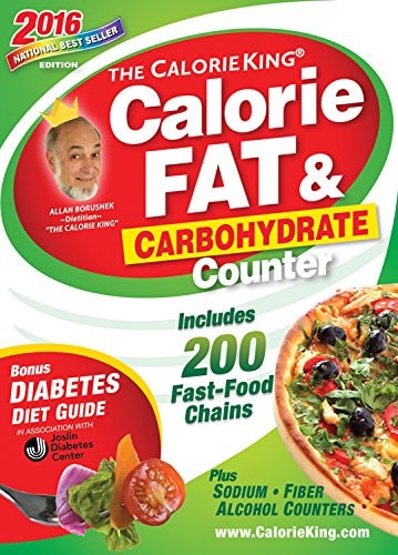 The CalorieKing Calorie, Fat & Carbohydrate Counter 2016