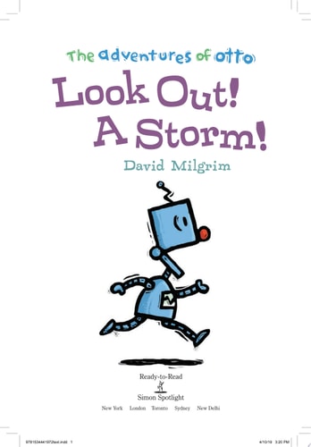 Look Out! A Storm!: Ready-to-Read Pre-Level 1 (The Adventures of Otto)