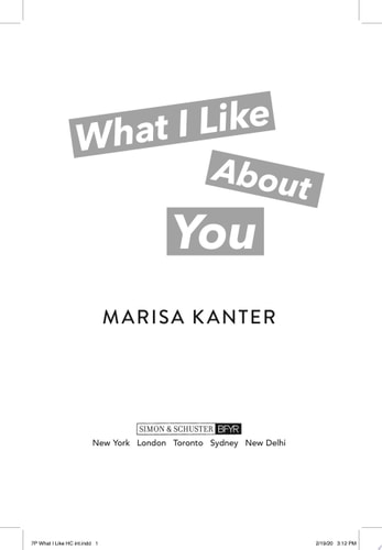 What I Like About You