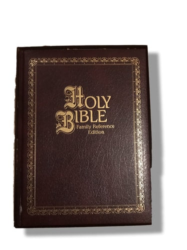 Family New King James Version, 253bg Burgundy Leatherflex