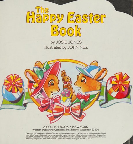 Happy Easter Super Shape Bk (Look-Look)