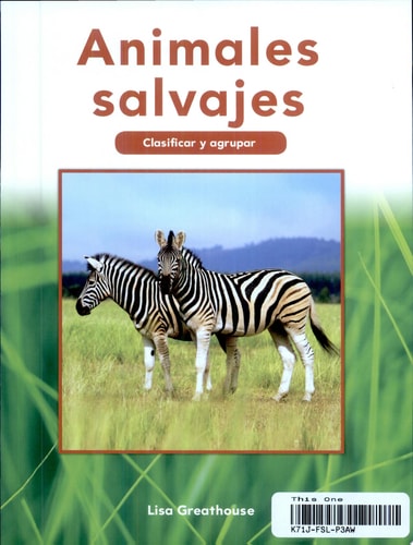 Teacher Created Materials - Mathematics Readers: Animales salvajes (Wild Animals) - Guided Reading Level C