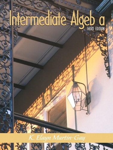 Intermediate Algebra (3rd Edition)