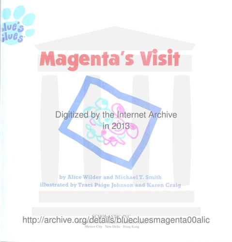 Blue Clues Magenta's Visit