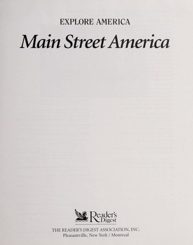 Main street America (Explore America)