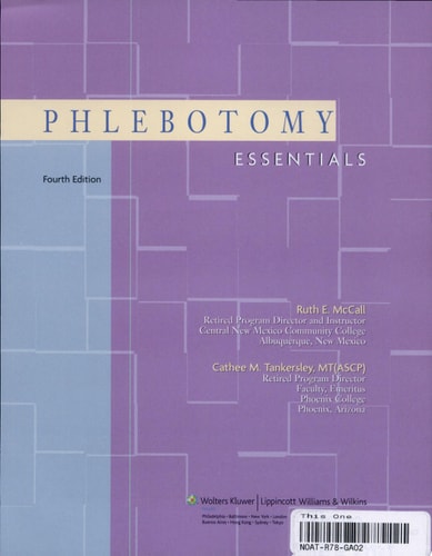 (OLD)PHLEBOTOMY ESSENTIALS WITH CD