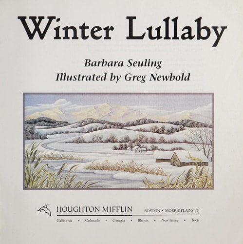 The Nation's Choice: Little Big Book Theme 5 Grade 1 Winter Lullaby