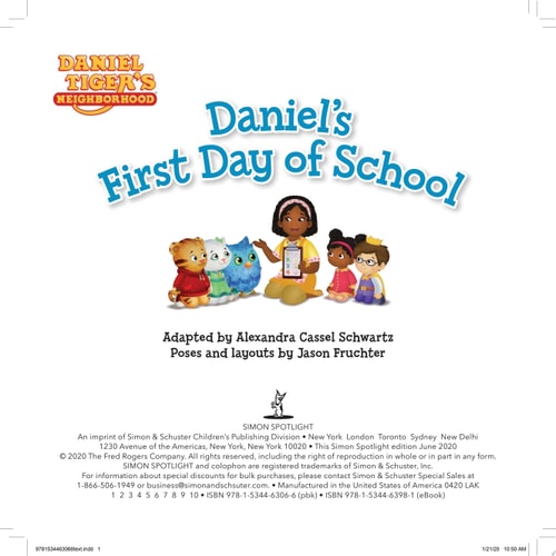 Daniel's First Day of School