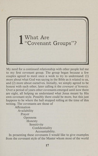 Covenant to Care: How to Make Close Friends...How to Be a Close Friend