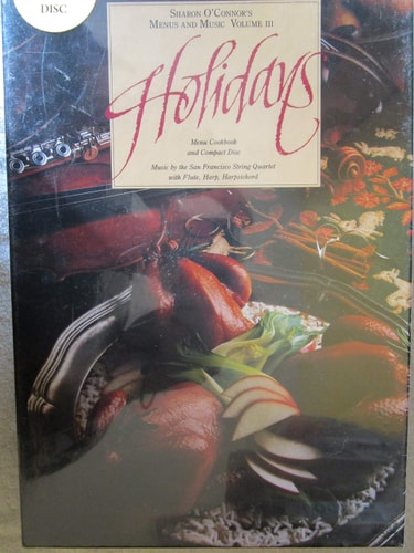 HOLIDAYS: MENU COOKBOOK WITH MUSIC CD: VOLUME III