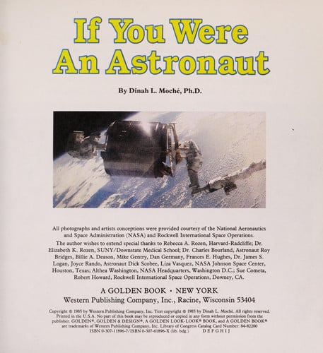 If You Were an Astronaut (Look-Look)