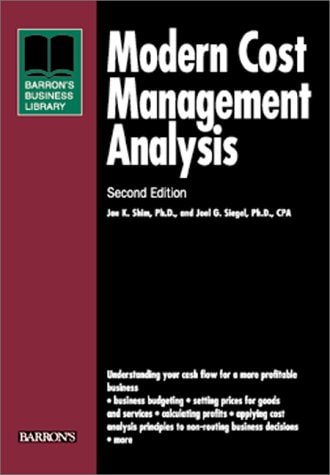 Modern Cost Management and Analysis (Barron's Business Library Series)