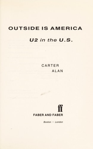 Outside Is America: U2 in the U.S.