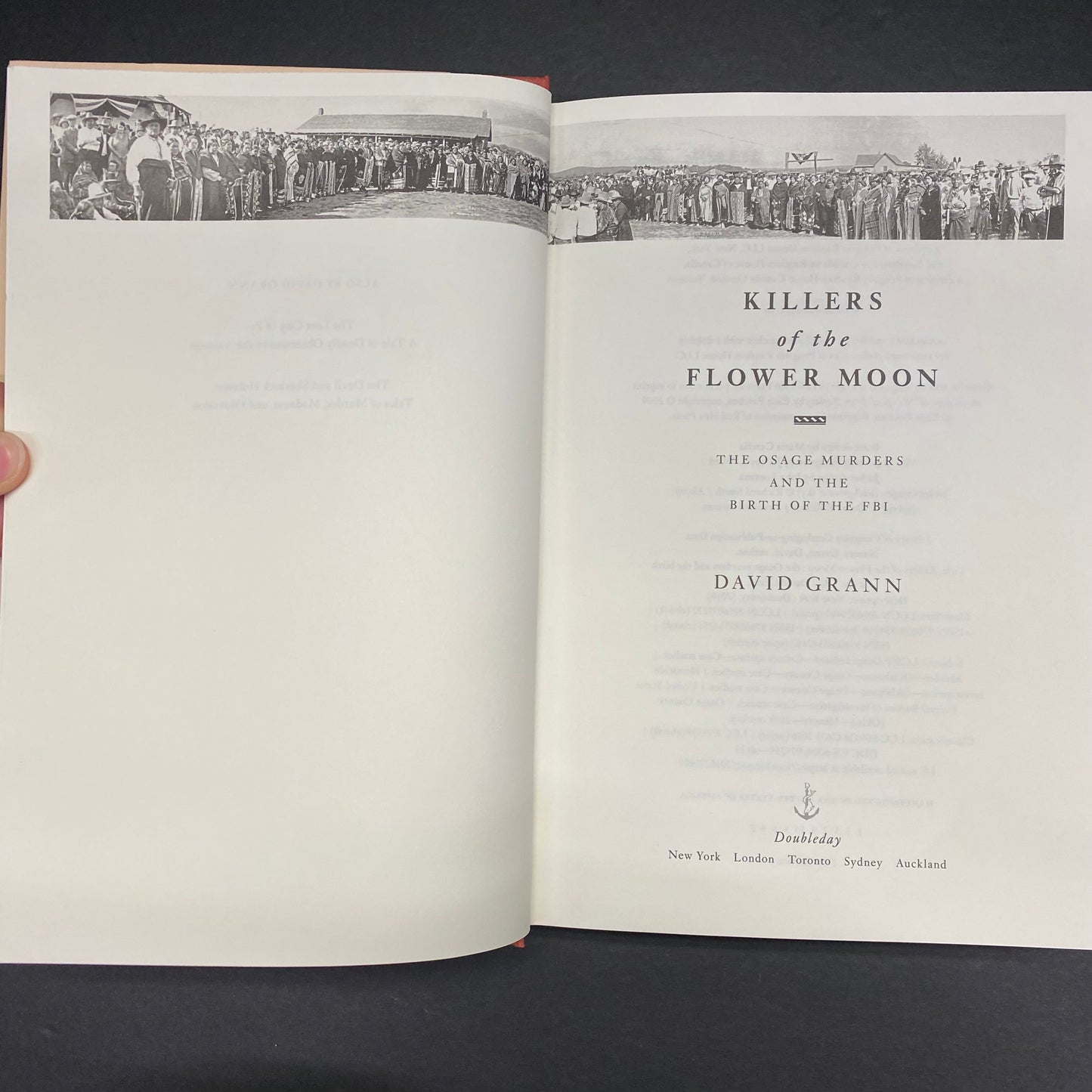 Killers of the Flower Moon - David Grann - Signed - 1st Edition - 2017