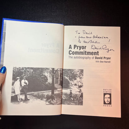 A Pryor Commitment - David Pryor - 1st Edition - Signed Copy - 2008