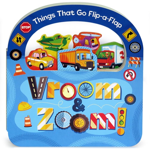 Flip-A-Flap Activity Books: Vroom & Zoom, Things That Go
