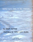 Black Whiteness : Admiral Byrd Alone in the Antarctic
