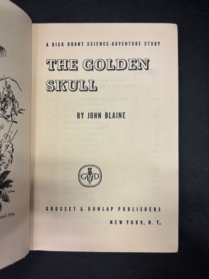 The Golden Skull - John Blaine - 1st Edition - 1954