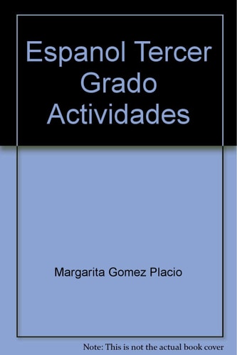 Espanol Tercer Grado Actividades