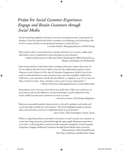 Social Customer Experience: Engage and Retain Customers through Social Media