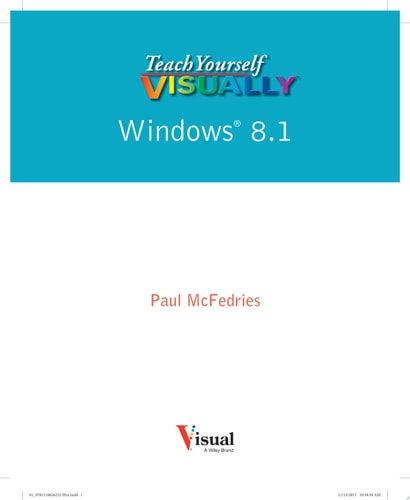 Teach Yourself VISUALLY Windows 8.1