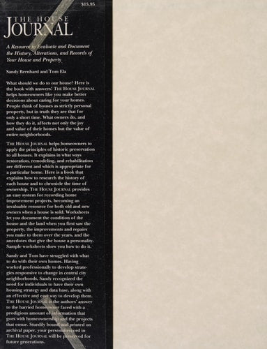 The House Journal Recording the Challenges of Caring for Your Home