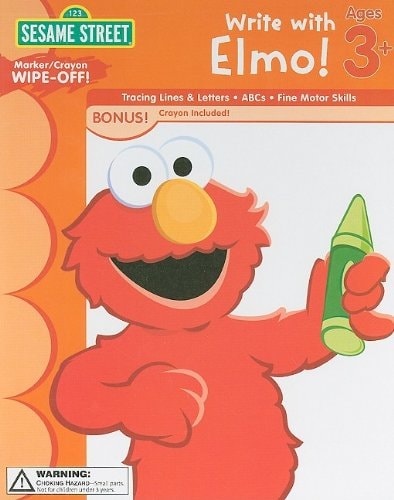 Sesame Street Wipe Off Workbooks: Write with Elmo