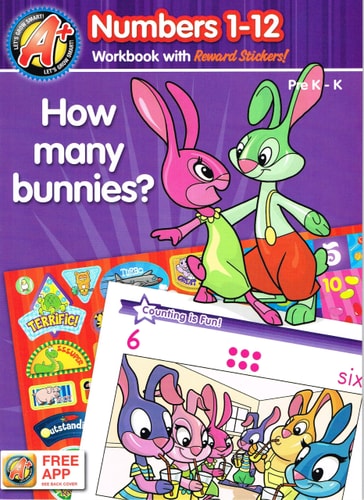A+ Let's Grow Smart! (Numbers 1-12 Workbook with Reward Stickers! and Free App, Pre K - K) (2012-05-03)