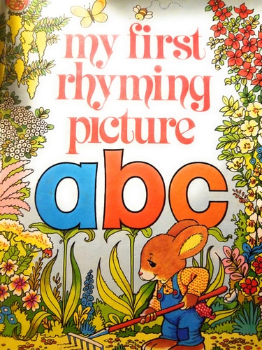 My first rhyming picture abc