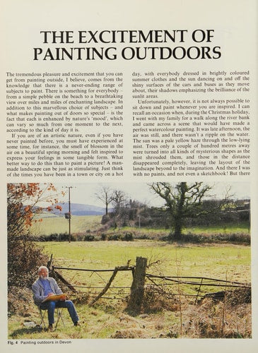 You Can Paint Outdoors in Watercolor (North Light Studio Series)