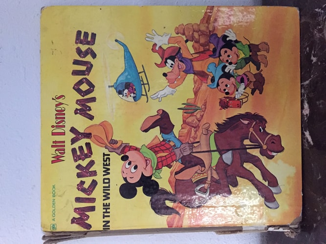 Walt Disney's Mickey Mouse in the Wild West.