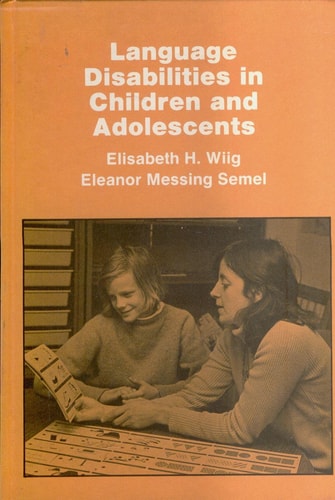 Language Disabilities in Children and Adolescents