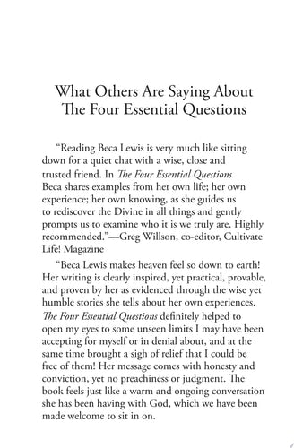 The Four Essential Questions: Choosing Spiritually Healthy Habits (The Shift Series)
