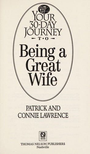 Your 30-Day Journey to Being a Great Wife