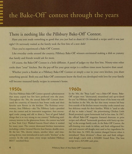 Pillsbury Best of the Bake Off Casseroles