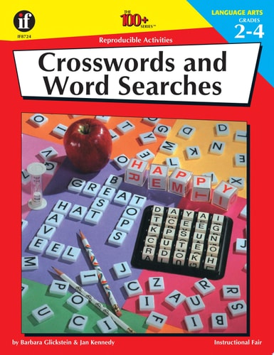 The 100+ Series Crosswords and Wordsearches, Grades 2-4
