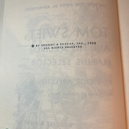 Tom Swift and His Spectromarine Selector - Victor Appleton II - 1st Edition - 1960