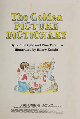 Golden Picture Dictionary