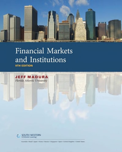 Financial Markets and Institutions