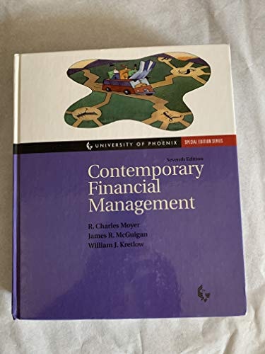 Contemporary Financial Management (University Of Phoenix Special Edition Series)