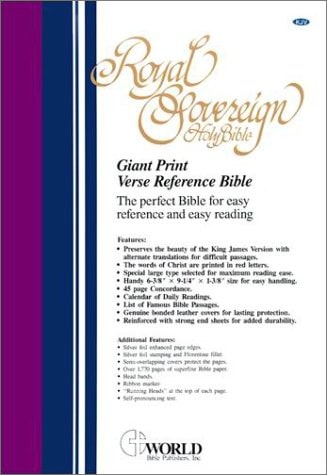 Giant Print Reference, King James Version Bible/Blue Gp50