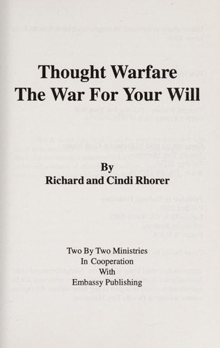 Thought warfare: The war for your will